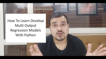 How To Develop Multi Output Regression Models With Python- Machine Learning