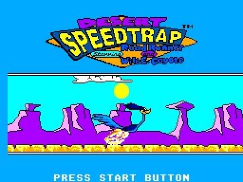 SMS Longplay - Desert Speedtrap Starring Road Runner and Wile E  Coyote E (HD)