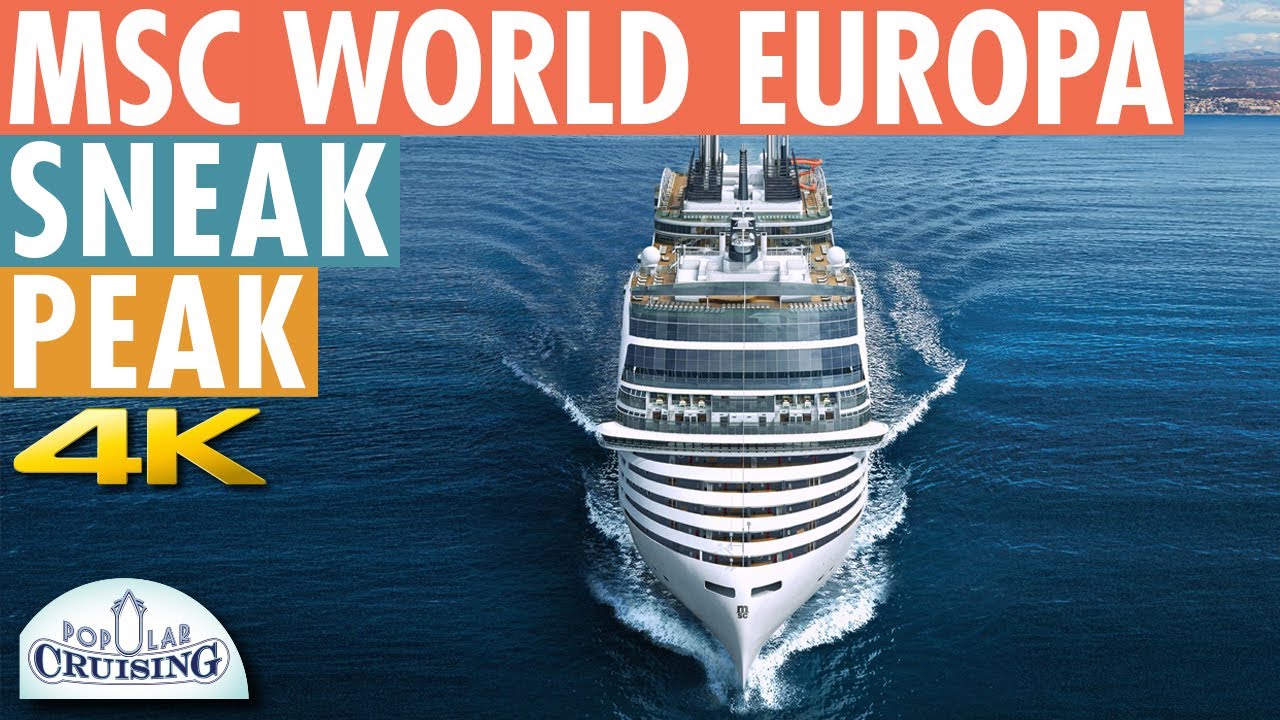 MSC World Europa Preview ~ MSC Cruises ~ New Cruise Ship Tour