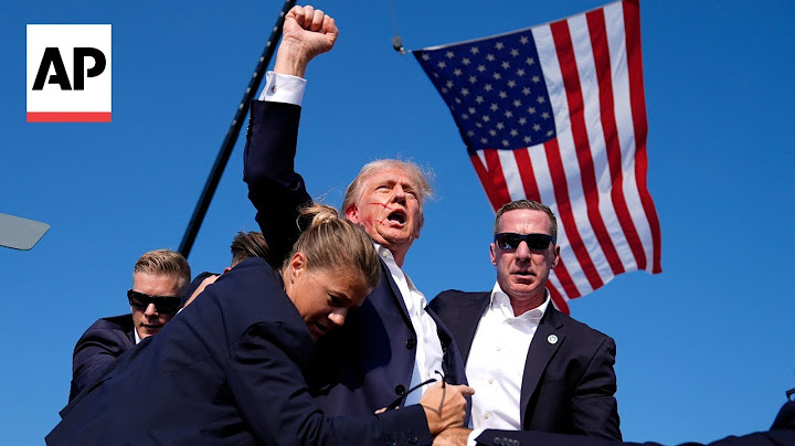 AP photographer describes taking historic photo of Trump during assassination attempt