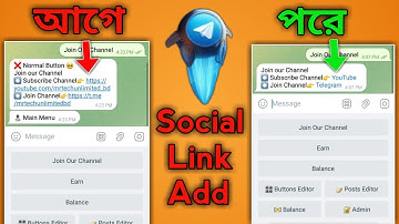 How To Create Link Button on Telegram Bot in Bangla | Telegram Bot Button Add #airdropbot