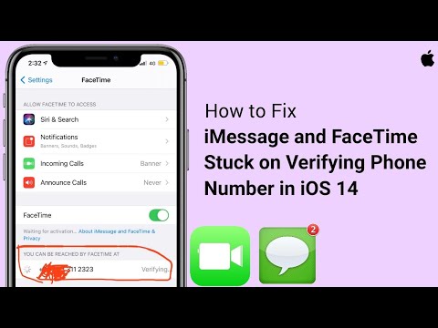 iMessage and FaceTime Stuck on Verifying Phone Number on iPhone and iPad in iOS 14 [Fixed]