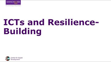 ICTs and Resilience-Building