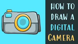 How to Draw a Cartoon Digital Camera Easy | Adobe Fresco | IPad Pro screenshot 3