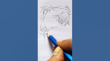 eyes closed#art#ytshorts#drawing#sketch#painting#timelapse#anime#@imani789