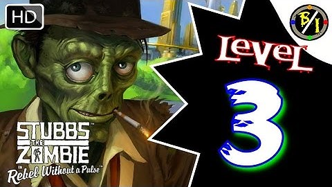 Stubbs The Zombie In Rebel Without a Pulse - Level 3: The Slammer (Play/Walkthrough) - NO COMMENTARY