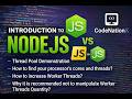 How Node.js Uses CPU Cores ⚡ Worker Threads & Thread Pool Explained