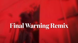 FINAL WARNING REMIX FT. Mizz Monroe (Official Music Video) Shot by (Elev8ted Mvsic LLC)