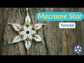 Easy Macrame Star Tutorial / Macrame Flower DIY