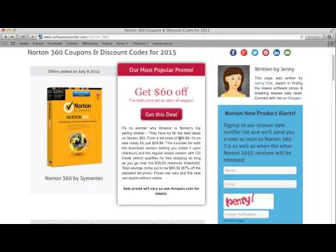 Norton 360 2015 – Helping you use a coupon code on SoftwareVoucher.com