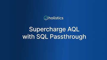 Supercharge AQL with SQL Passthrough