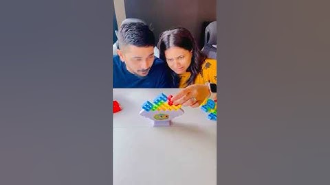 Stack, keep it steady, beat your partner! #TetraTowerGame #CoupleGames #GameNight #StackingGames