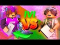 1v1ing the best mobile player on mobile in mm2 murder mystery 2 funny moments