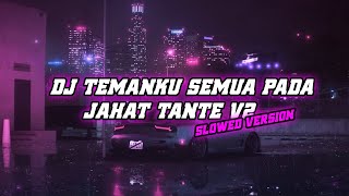 DJ Temanku Semua Pada Jahat Tante V2 - Slowed Version