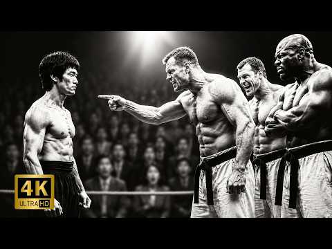 3 Karateka Mocked Kung Fu Until Bruce Lee Stood Up | Bruce Lee vs 3 Karateka