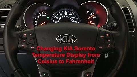 KIA Outside Temperature Display