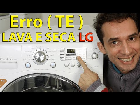 Resolvendo erro (TE) Lava e seca LG