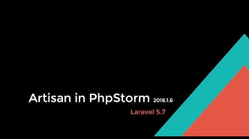 Config Artisan in PhpStorm Laravel 5.7