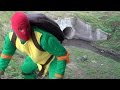 Las Tortugas Ninja VS Dinosaurio y El Robot / Manito y Maskarin