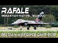 4K UHD Rafale Solo display  Sebastian Nativel 'Babouc"  Airshow 2018