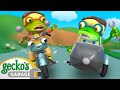 Motorcycle Madness | Gecko&#39;s Garage | Buster and Friends | Kids Cartoons