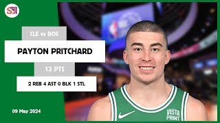 PAYTON PRITCHARD 13 PTS 2 REB 4 AST 0 BLK 1 STL | vs CLE 09 May 23-24 BOS Player Highlights