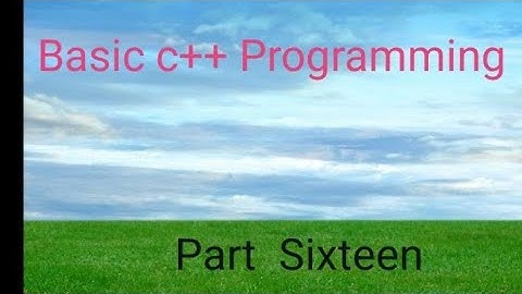 Basic C++ programming of Conditional operator Amharic vidio