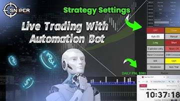 Automation Bot Live Trading with Auto B in the NQ Market | Sniper Auto Trader #ninjatrader8