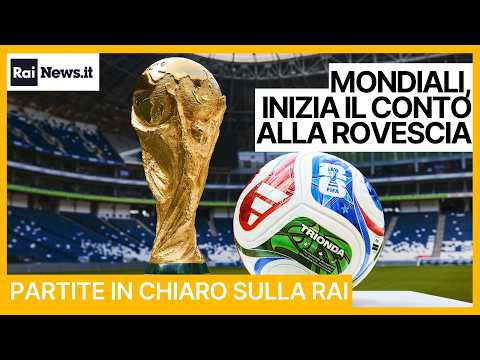 Video Mondiali, inizia il conto alla rovescia: la partite in chiaro sulla Rai