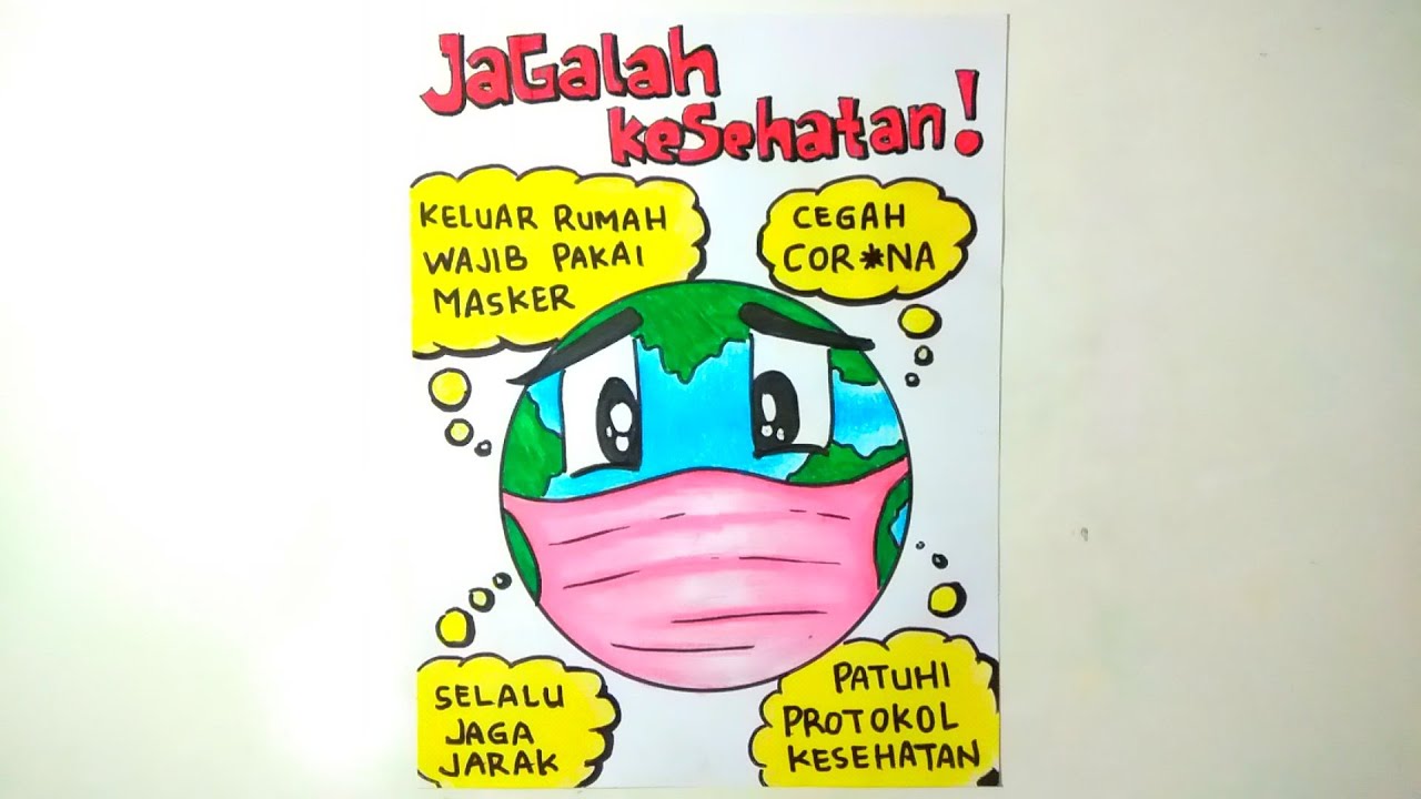 Poster Tema Menggunakan Masker YouTube