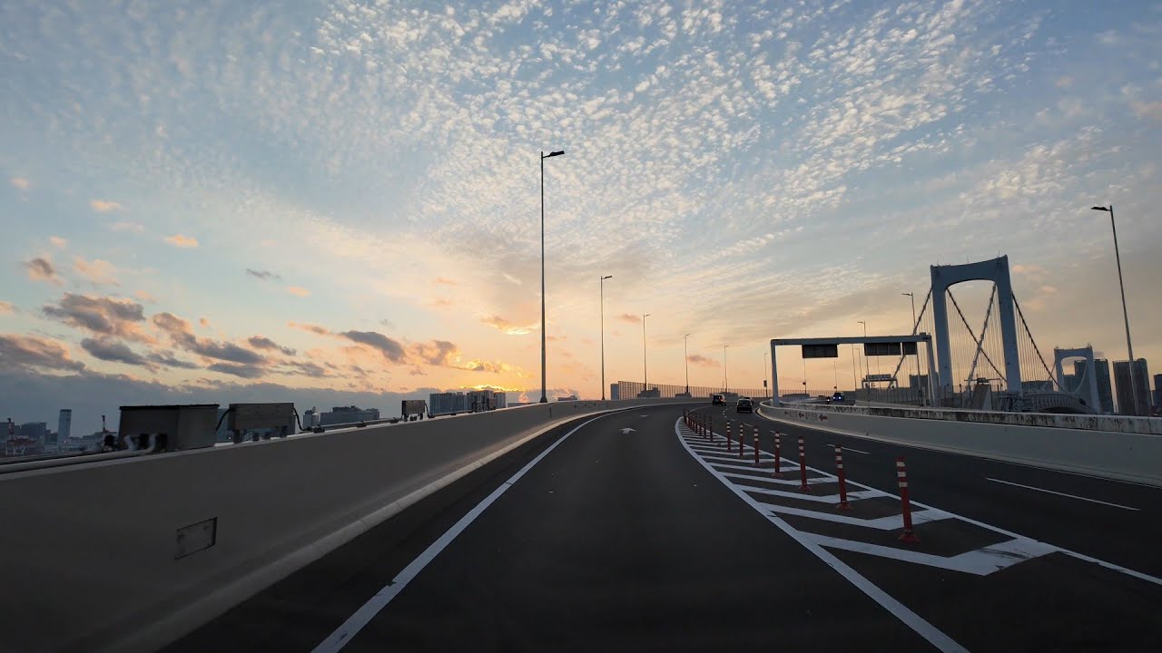 Tokyo rainbow bridge drive 東京 首都高 orange / a. mia