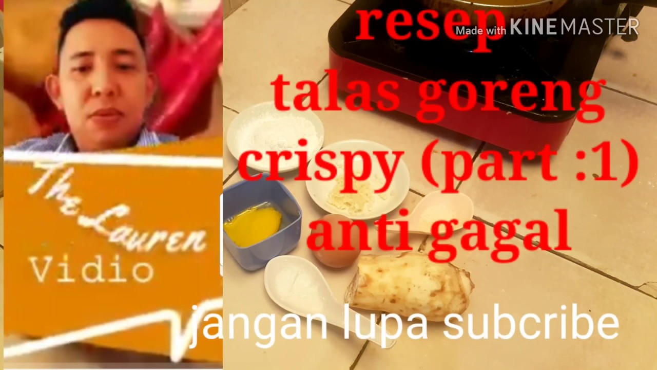 resep talas goreng crispy. anti gagal (Part:1) - YouTube
