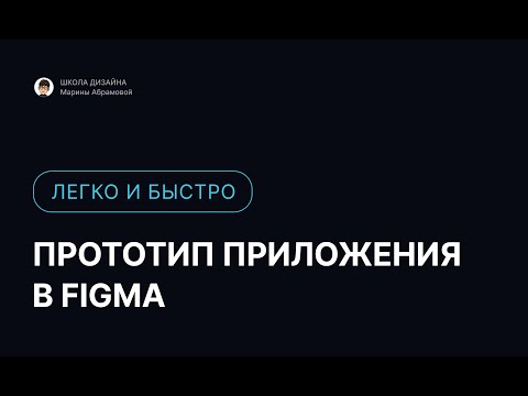 Интерактивный прототип в Figma, используя компоненты, smart animate и overlay