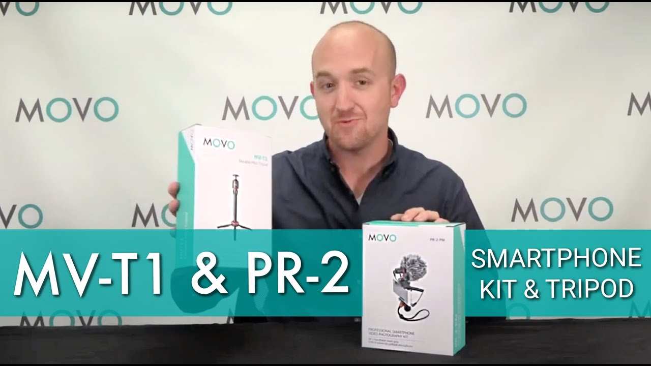 Movo Mv T1 Pr 2 Pm Smartphone Kit And Tripod Combo Youtube