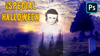 ESPECIAL HALLOWEEN | Fusión e integración de imágenes con Photoshop screenshot 4