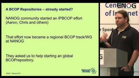 ENOG 5:  Best Current Operational Practices - Jan Zorz, ISOC (EN)