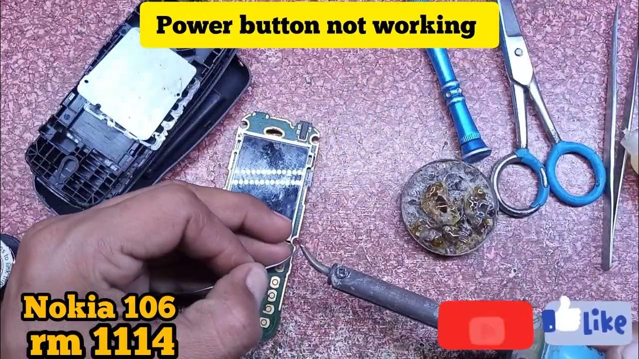 Nokia 106 power button not working Nokia 106 keypad jumper YouTube
