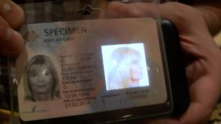 The Movie Total Recall Now a Reality: OLED 3D RFID ID Cards