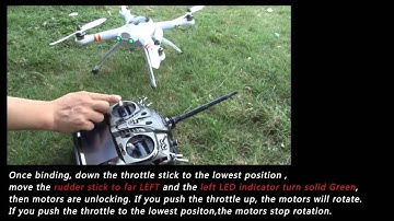Walkera QR X350  Code binding Motor unlock Motor lock   YouTube 720p]