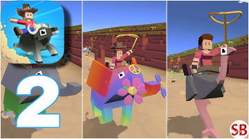 rodeo stampede gameplay walkthrough part 2 (ios and android)