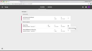 Tracking Assignments and Due Dates