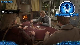 Red Dead Redemption 2 All Minigames Locations (Five Finger Fillet, Poker, Blackjack, Dominoes)