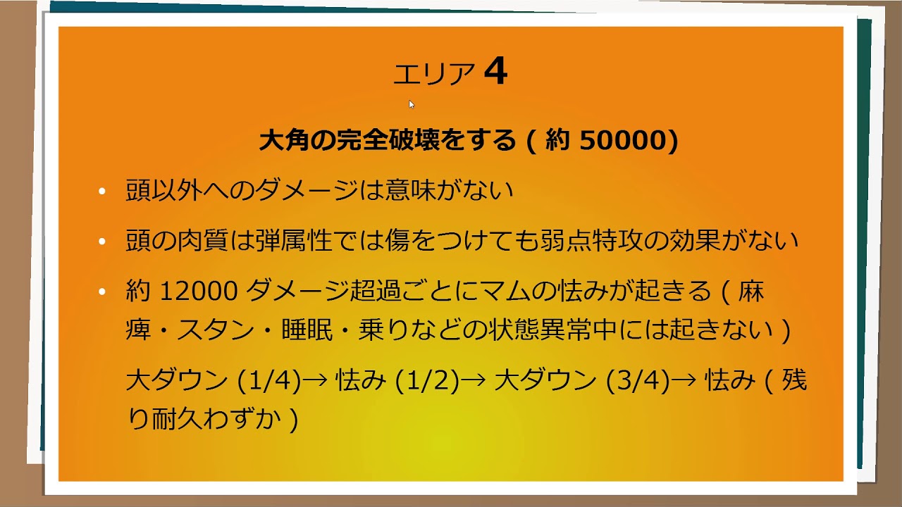 歴戦王マムタロト 狂乱のエルドラドの一撃 一折り 解説 追跡lv1でマムの角折ろう Youtube