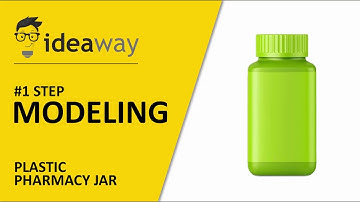 3DS max  Modeling pharmacy jar