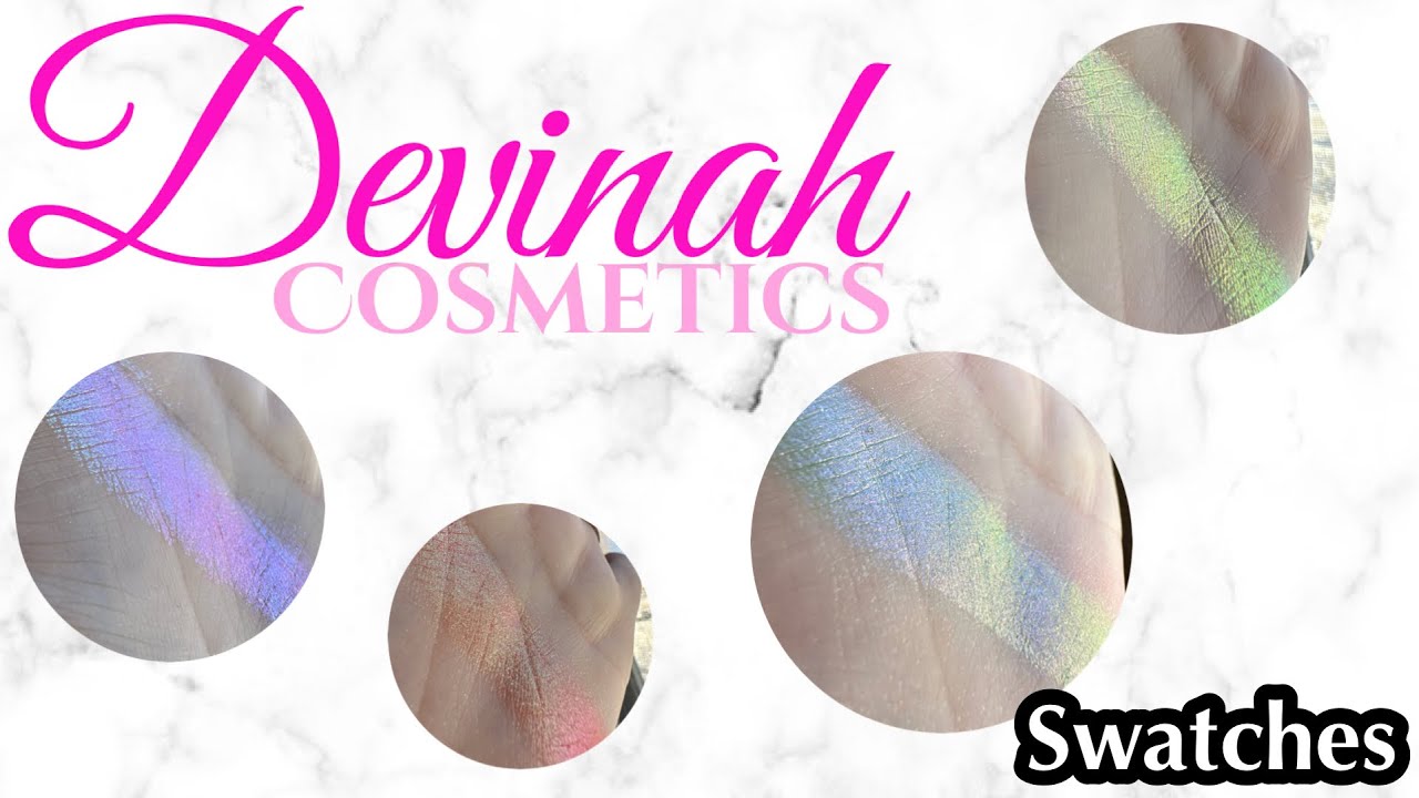 DEVINAH COSMETICS Multichrome & Duochrome EYESHADOW SWATCHES | Thoosa, Echidna, & more!