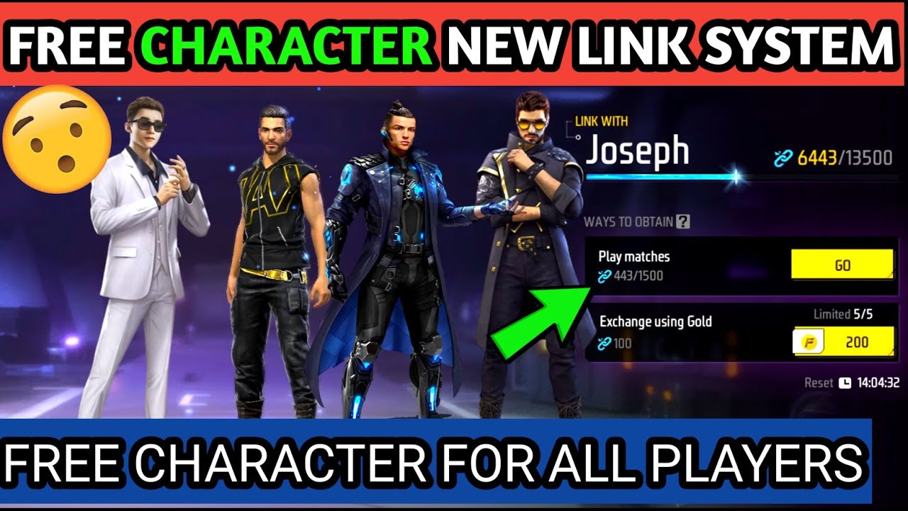 How to do character link event||how to get free characters||@characterfree