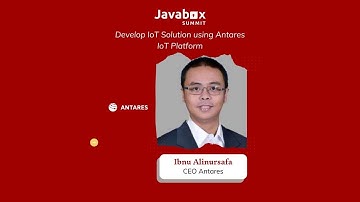 Develop IoT Solution using Antares IoT Platform
