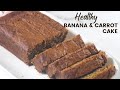 Banana  carrot oats cake  eggless  food to cherish