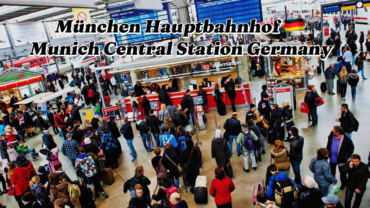 Munich Hauptbahnhof | around the Central Station munich germany walking tour🇩🇪4k