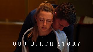 Mom ROCKS her unmedicated birth with her supportive husband | Raw & Real Birth Vlog